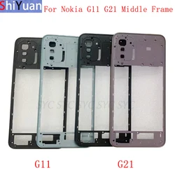 Phone Housing Middle Frame Center Chassis Cover For Nokia G11 G21 Middle Frame Replacement Repair Parts