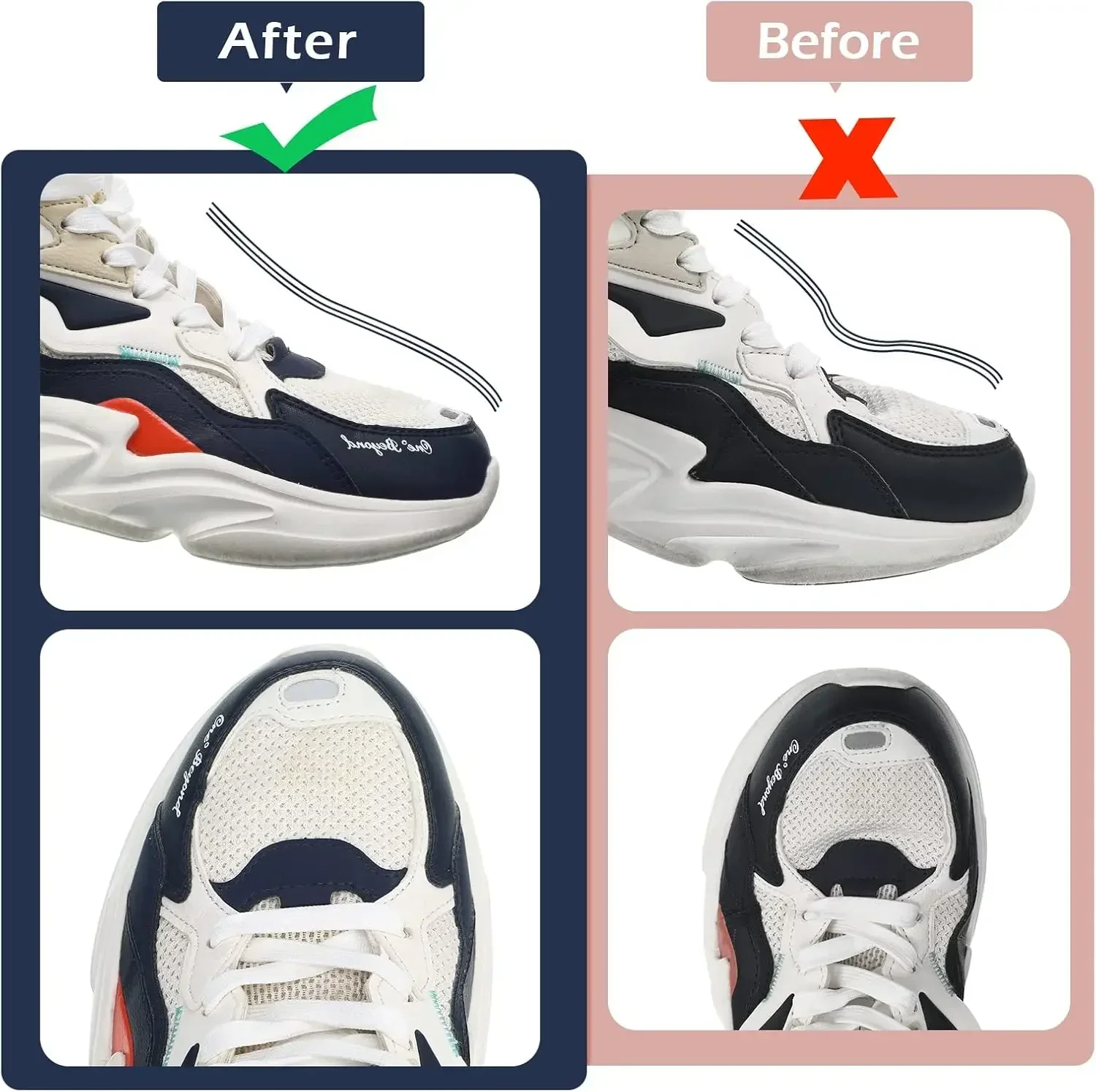 20pcs Shoe Anti Crease Protector for Basket Ball Shoes Head Crease Guard Sneaker Protector Shoe Stretcher Dropshipping Wholesale