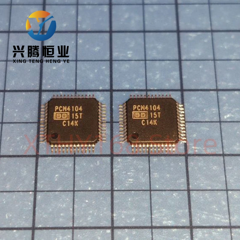 Chip Chip PCM4104 TQFP48 Chip konverter Audio/Digital ke Analog baru asli