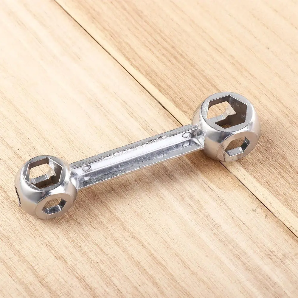 Portable Practical Bike Repair Tool Hexagon Sleeve Dog Bone Shape Cycle Hexagon Spanner Hex Wrench Hexagon Wrench Bone Wrench