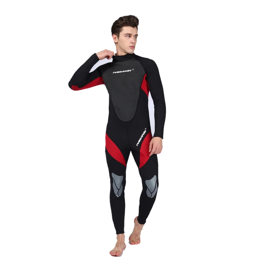 

Men Wetsuit Neoprene Wet Suits 3mm Full Body Long Sleeves Swimsuit for Scuba Diving Swimming Surfing Adult in Cold Water Aerobic