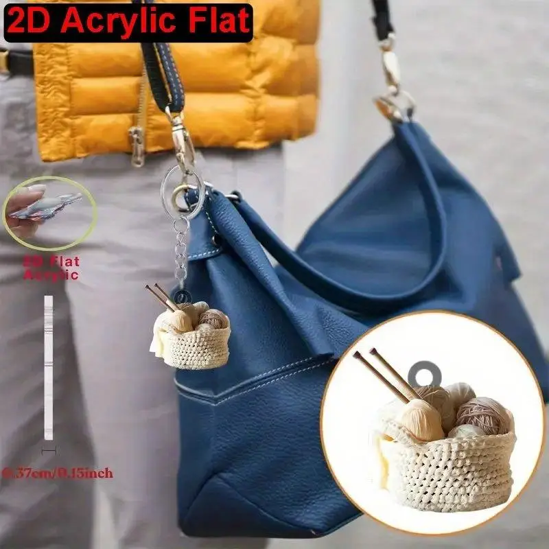 

New Stylish Knitted Sweaters Hats Scarves Hang Tags Keychains Pendants for Women Girl Cute Pendant Car Key Ring Handbag Gifts