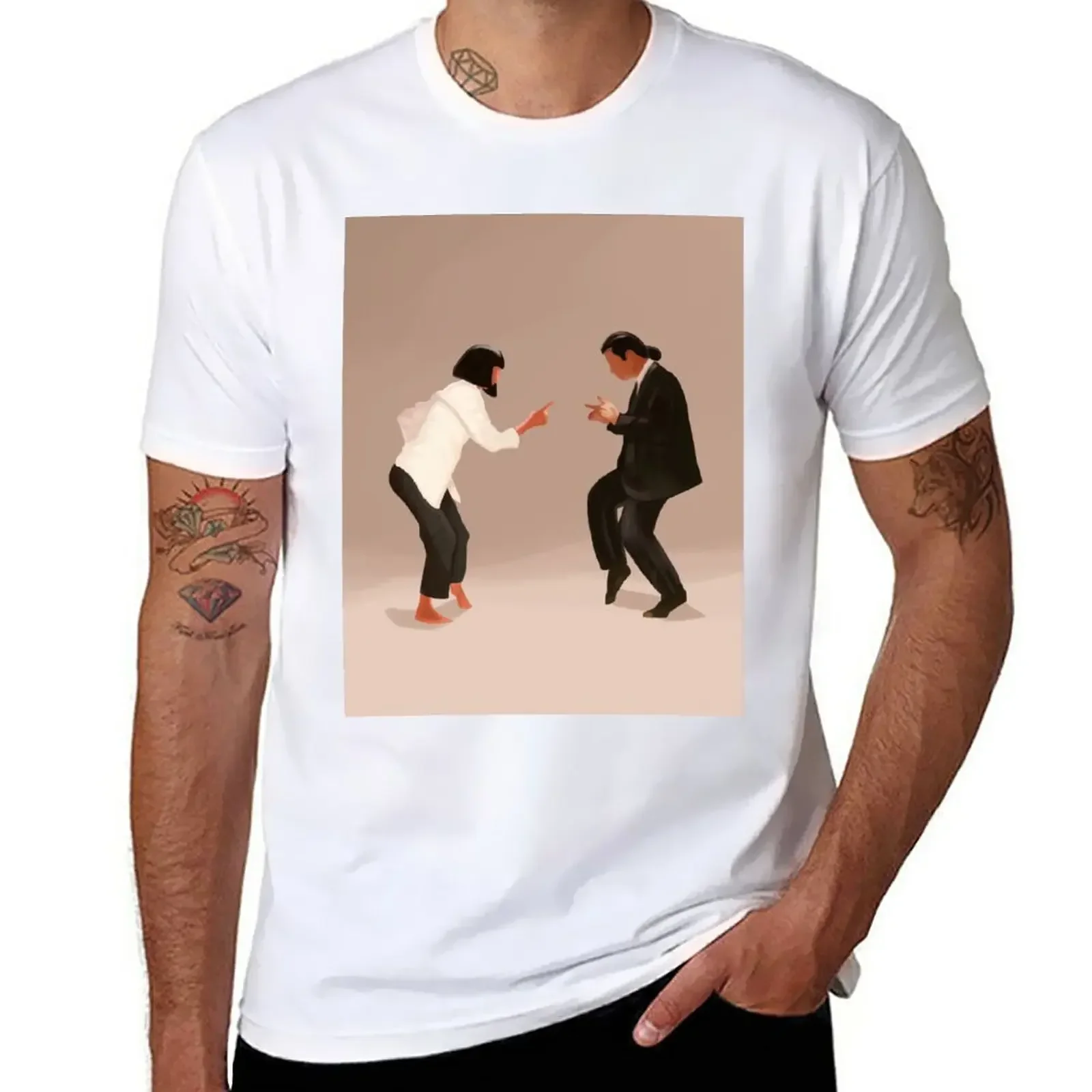 

Pulp Fiction - Twist Scene T-Shirt funnys sports fans black t shirts for men