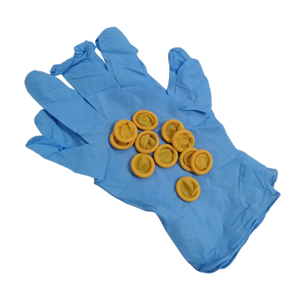 

18pcs Disposable Nitrile Gloves Non-Sticky Anti-Static For Electronic Repair Painting Nail Art Food Prep Work Protection Labor