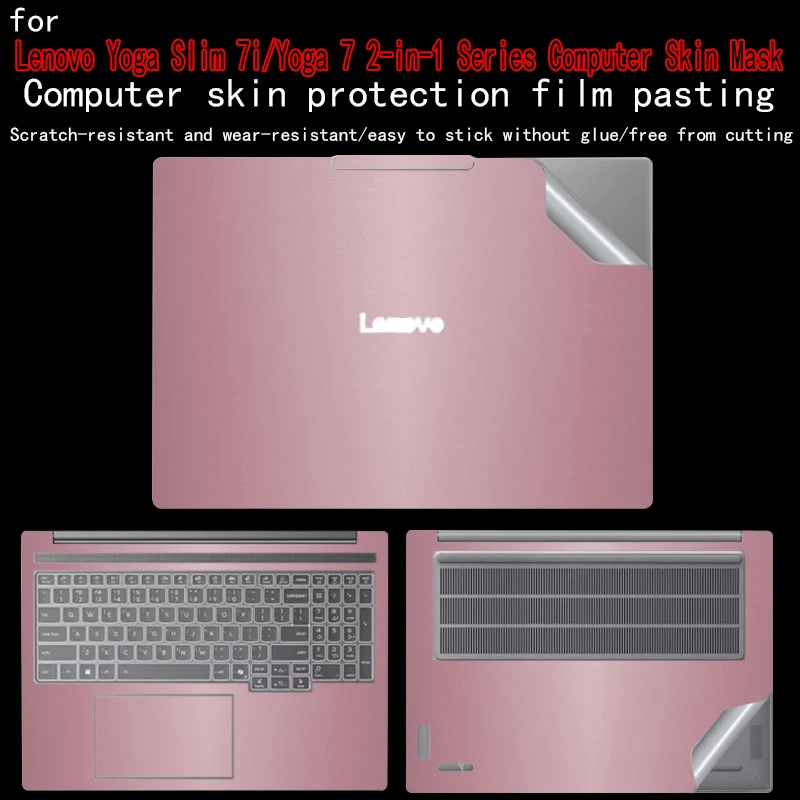 For Lenovo Yoga 7i 2-in-1 Gen 10/Yoga Pro 7i Gen 10 Laptop Skin Mask Slim 7 Shell Film Yoga 9i 2-in-1 Vinyl Protective Film