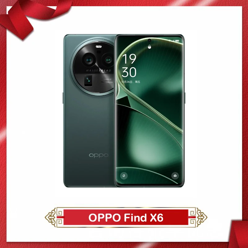 Original Official OPPO Find X6 5G Mobile Phone MTK Dimensity 9200 6.74inch 3D AMOLED 4800Mah 80W SUPERVOOC NFC 50MP Camera