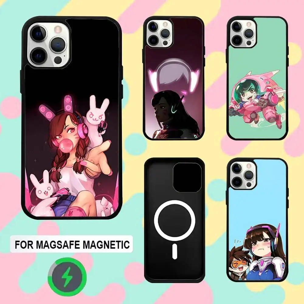 

O-Overwatch D-Dva-S Phone Case For iPhone 16e,16,15,14,13,12,11,Plus,Pro,Max,Mini Magsafe Magnetic Wireless Charging