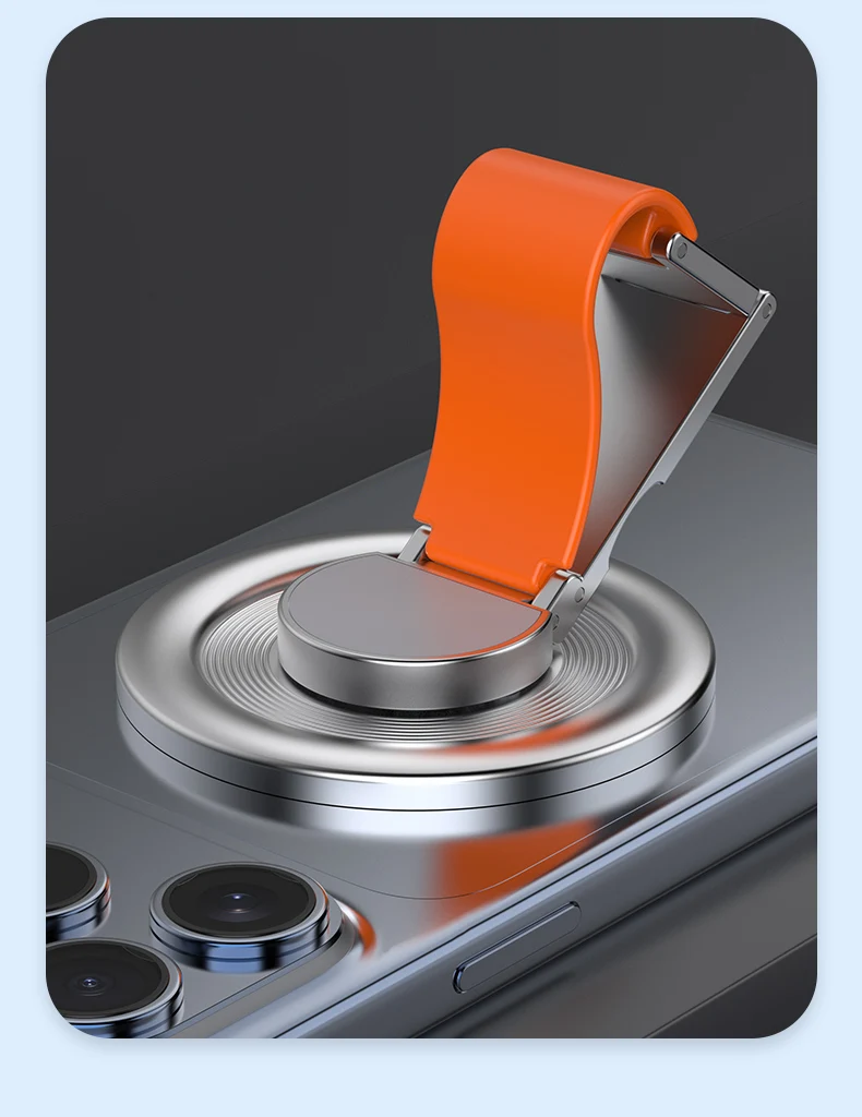 Starker magnetischer Telefonhalter für Magsafe, 360-Grad-Drehung, Magnet-Fingerring-Ständer, kompatibel mit iPhone 17 15 16 Xiaomi – Detail 5