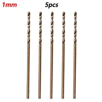 5pcs/set HSS M35 Cobalt Drill Bit 1-4mm For Stainless Steel Metal Wood Hole Cutter 1mm / 1.5mm / 2mm / 2.5mm / 3mm /3.5mm/ 4mm