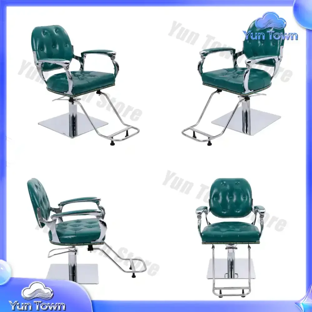 Customizable Color Options Premium Upholstery Sturdy Construction High-End Salon Chair