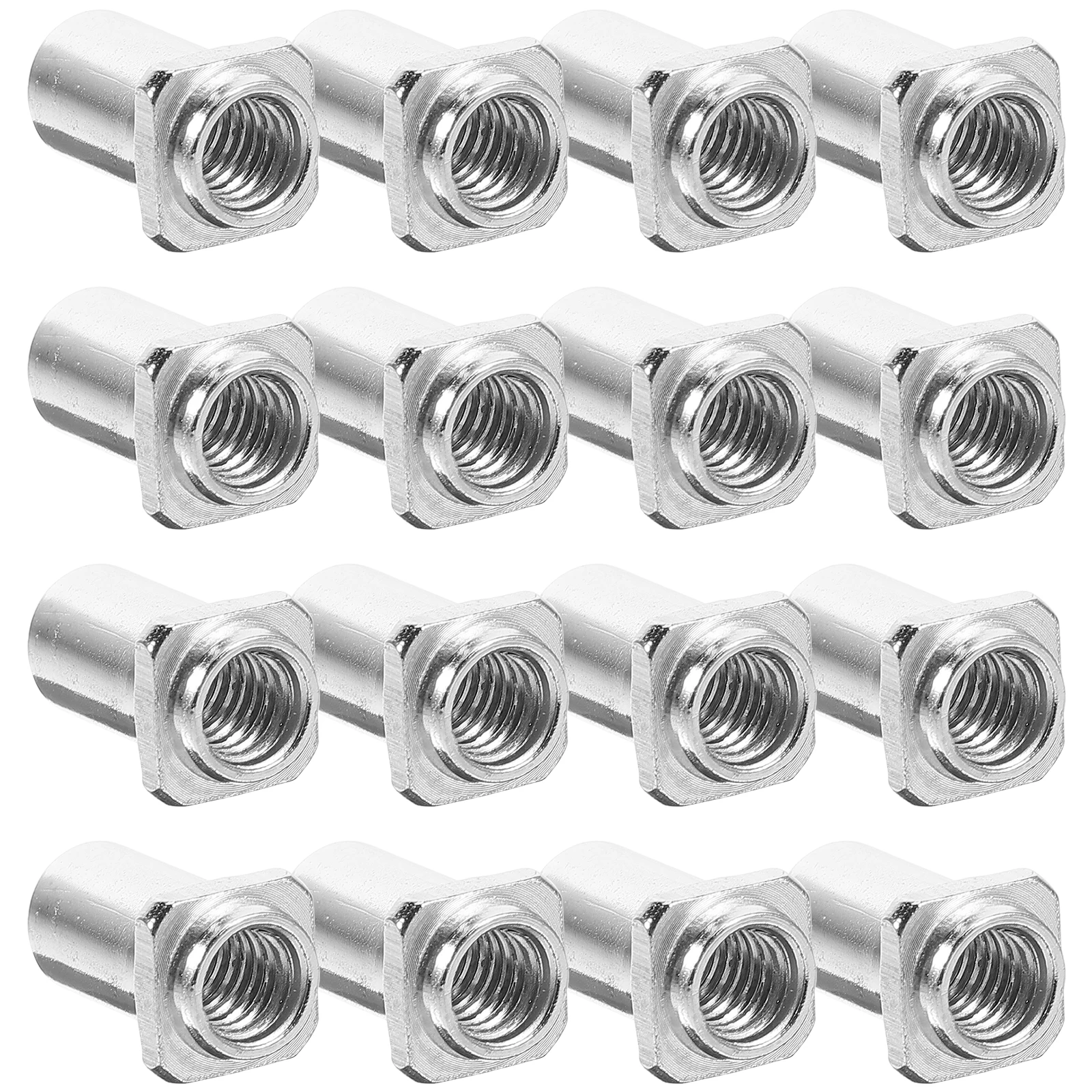 

20 Pcs Drum Swivel Nuts Tension Rod Replacement Parts For Snare Lug Iron Peg Bass Accessories Floor Instrument Hardware Supplies