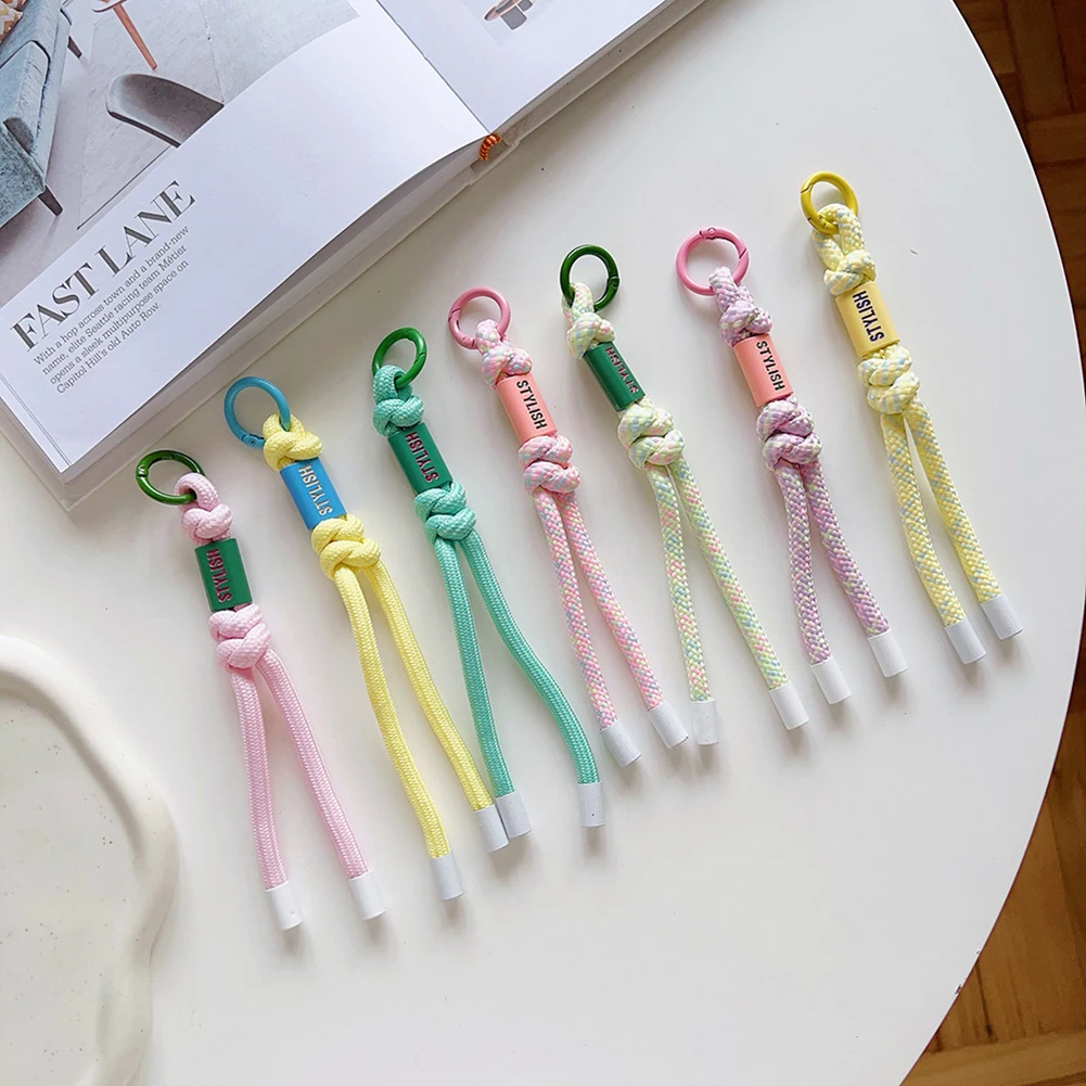 حبل مضاد للضياع لكاميرا الهاتف، حزام حبل بعقدة مفقودة أنيقة للهاتف