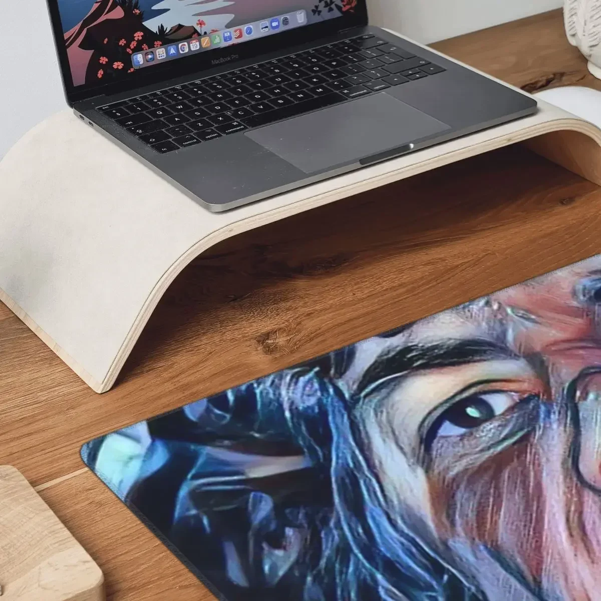 Dean Ween Gitaar Gezicht Grote Muismat Computer Toetsenbord Muis Mat Gaming PC Laptop Bureaumat Kantooraccessoires Tafelmatten