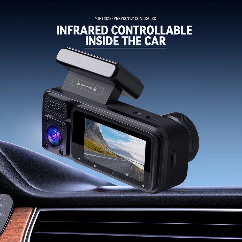 Newes Model Dash Camera Car 1080P Cars DVR 3 Camera Dash Multifunctional Camera Night Vision Dashcam 24h Monitor Camera for Car