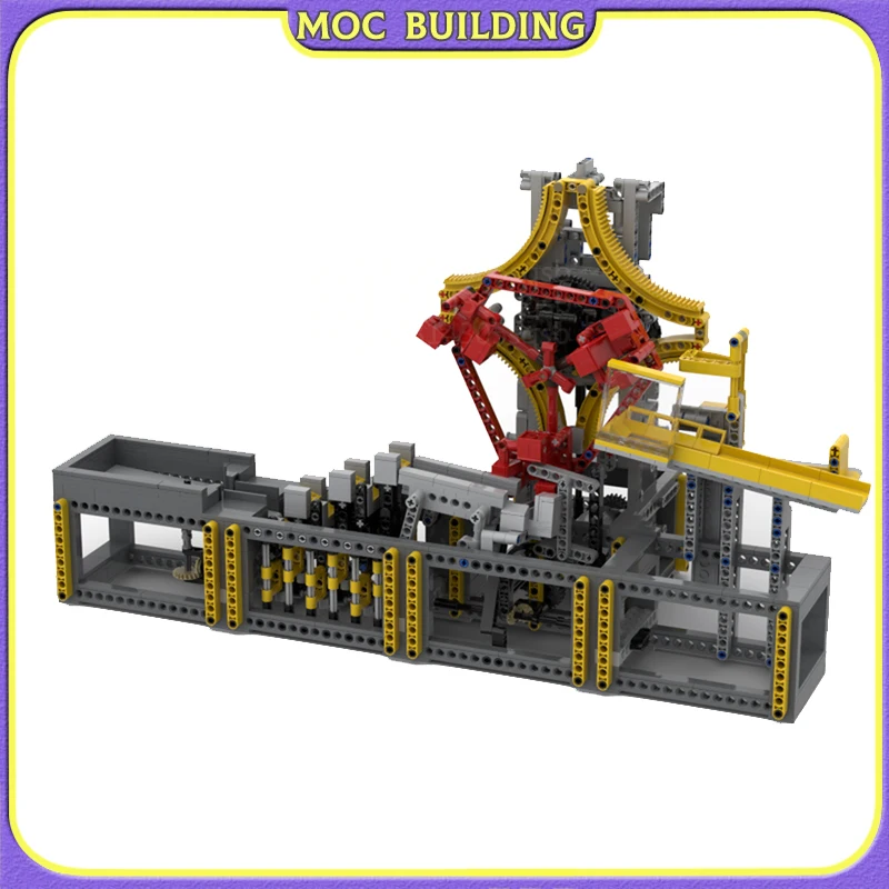 Flying Deltoid GBC Model Ball Factory Module Great Ball Transportation Moc Building Blocks DIY Assembly Bricks Toy Xmas Gifts