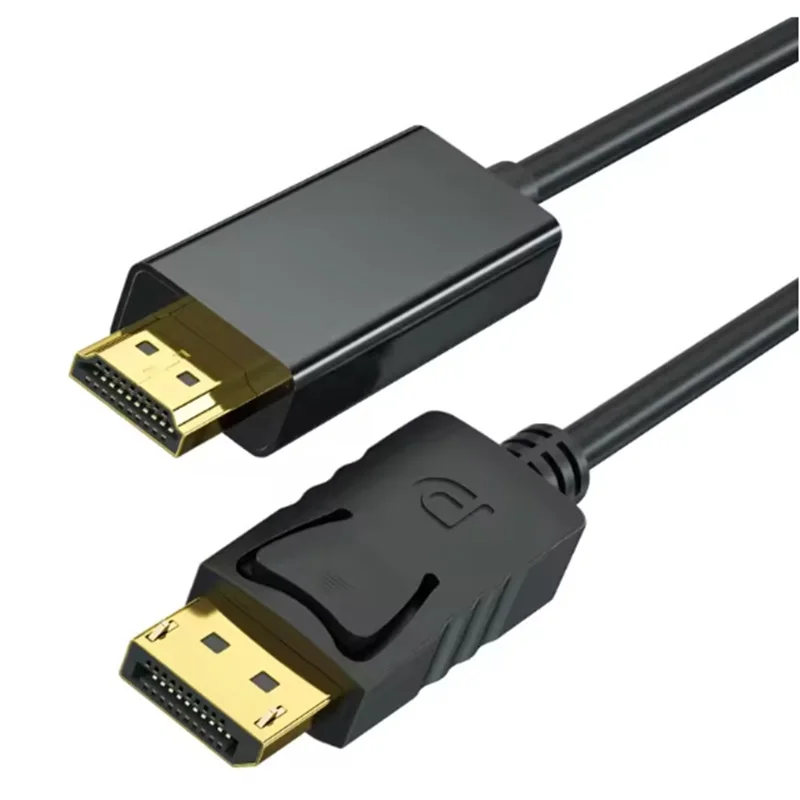 

4K DisplayPort DP to HDMI Cable DP to HD Display Port Video Audio Cable Converter for PC Laptop HDTV Projector Monitor Cable