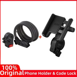 Original Phone Holder or Anti Theft Code Lock for NINEBOT MAX G30 F20 F30 F40 Electric Scooter Phone Navigation Holder Accessory