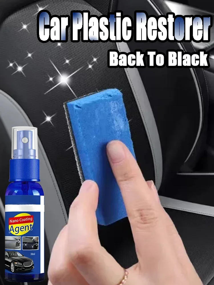 Plastic Restorer Back To Black Gloss Car Cleaning Products Auto Polish And Repair Coating Renovator For Car Detailing