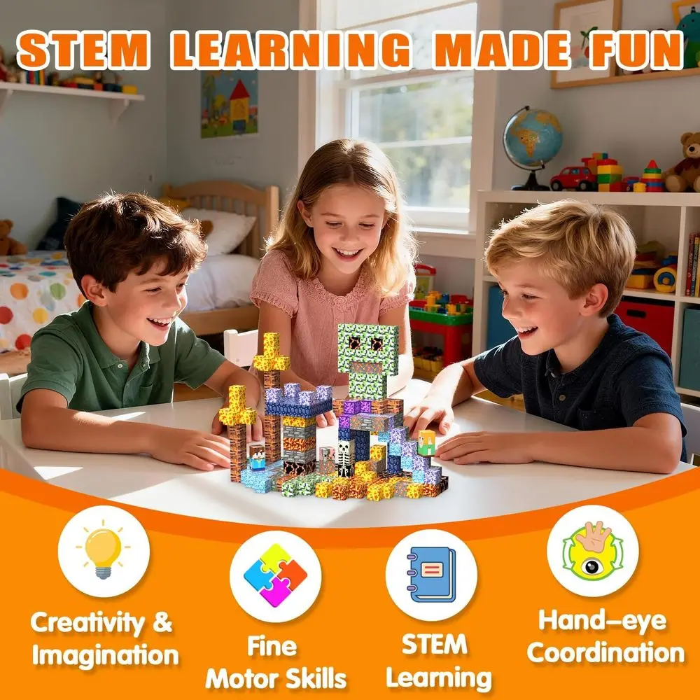 Bloques de construcción magnéticos: juguetes STEM para niños, 3+, forma de espada, ideales para regalos de Navidad y cumpleaños