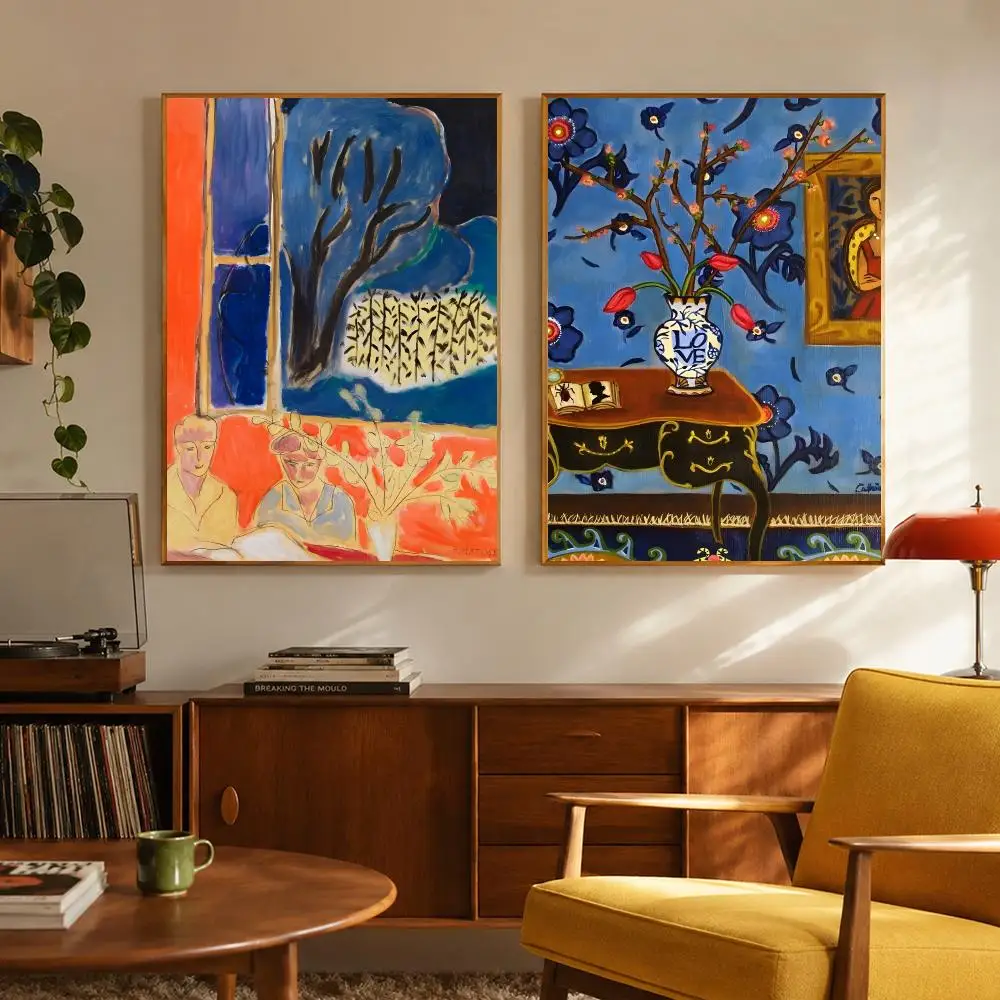 Fauvist H-Henri Matisse Poster Digital Solvent Print Waterproof PP Fade-Resistant Wall Art Room Decor Gift