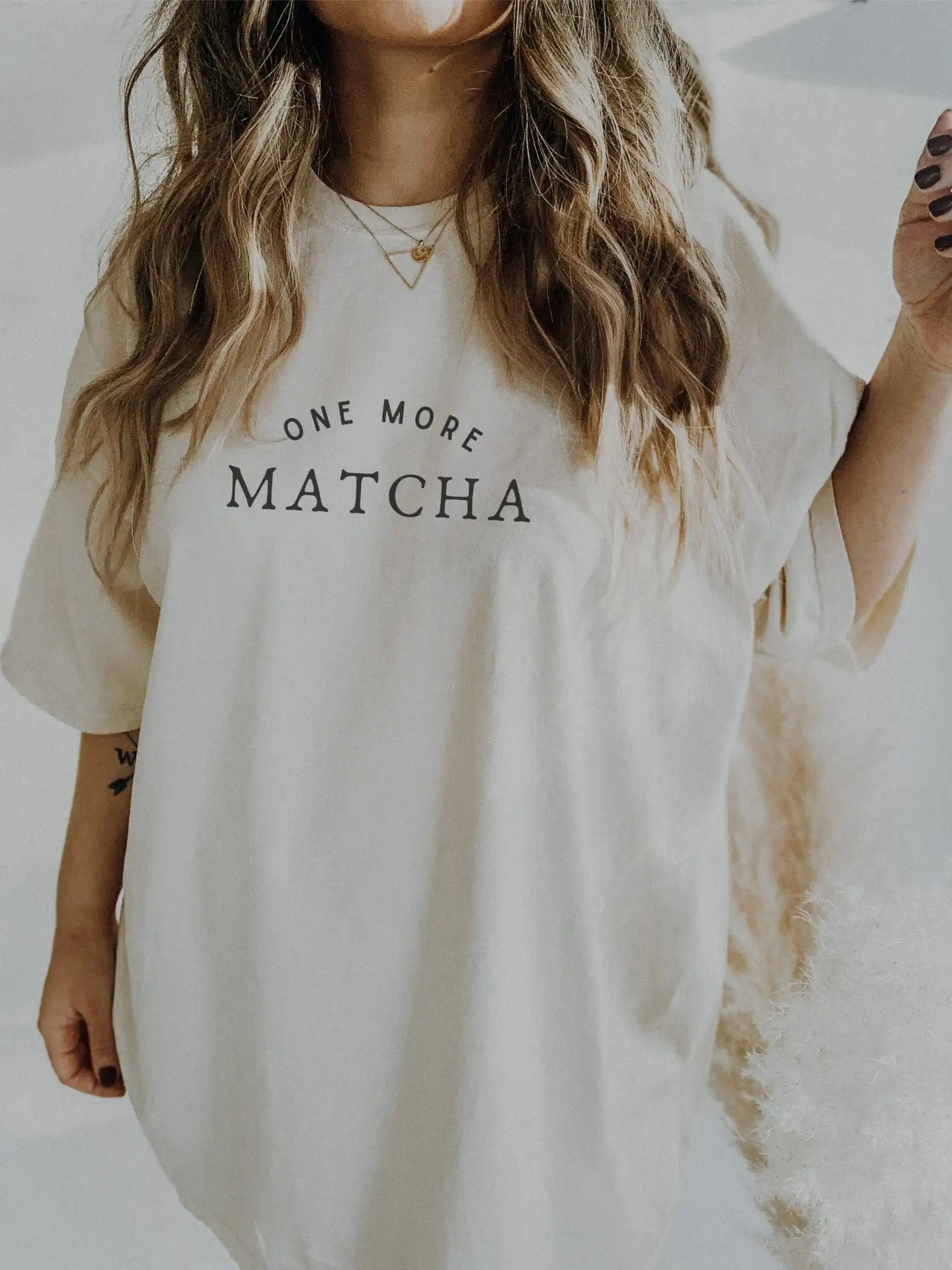 Matcha T Shirt One More Green Tea Latte Minimalist Womens Cute For Lover Funny Barista Quote