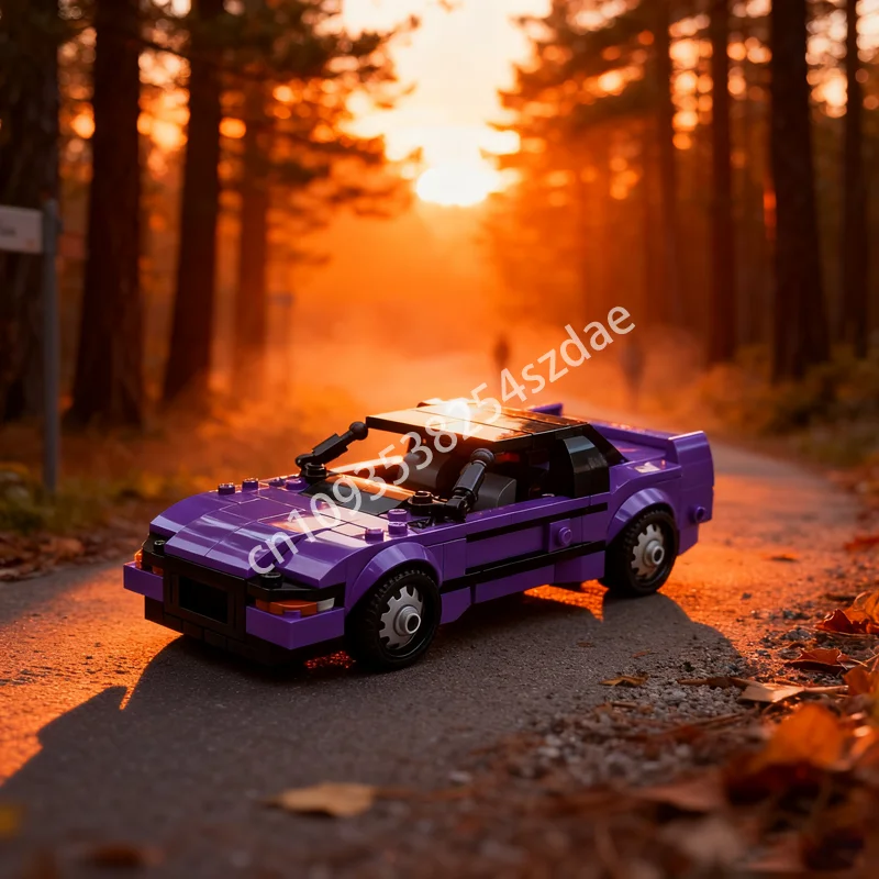 

298pcs MOC Jp Cars NSX City Champions Model Building Blocks Construction DIY Christmas Gifts Creative Education Toys Brick Kids