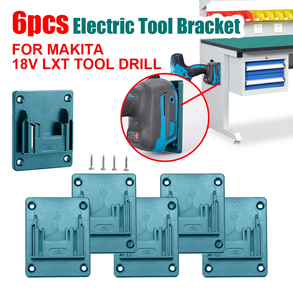 Tool Holder Dock Mount Storage Rack For Makita/Bosch 18V Fixing Devices Tool Holder Machine Drill Storage Bracket Stand Slots