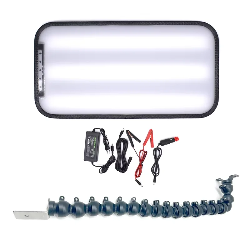 Controllable 9 Led Detection Lamp Pdr Lamp With Cigarette Lighter Power Supply For Car Dent Repair