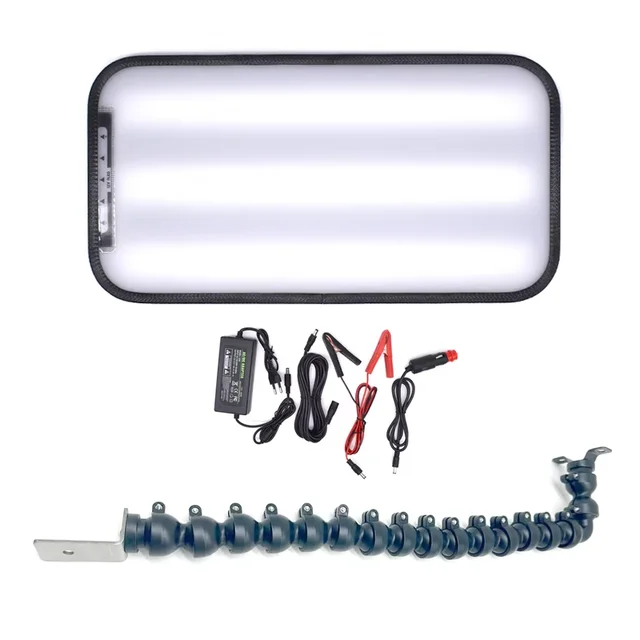 Controllable 9 Led Detection Lamp Pdr Lamp With Cigarette Lighter Power Supply For Car Dent Repair 2
