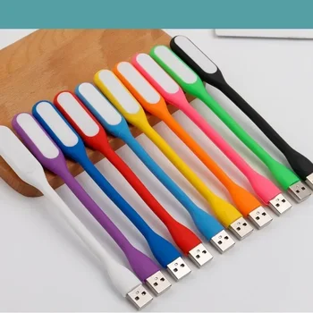 USB lumière LED lampe de lecture Mini livre lumière Portable Camping veilleuses lampes de Table pour batterie externe ordinateur Portable ordinateur PC