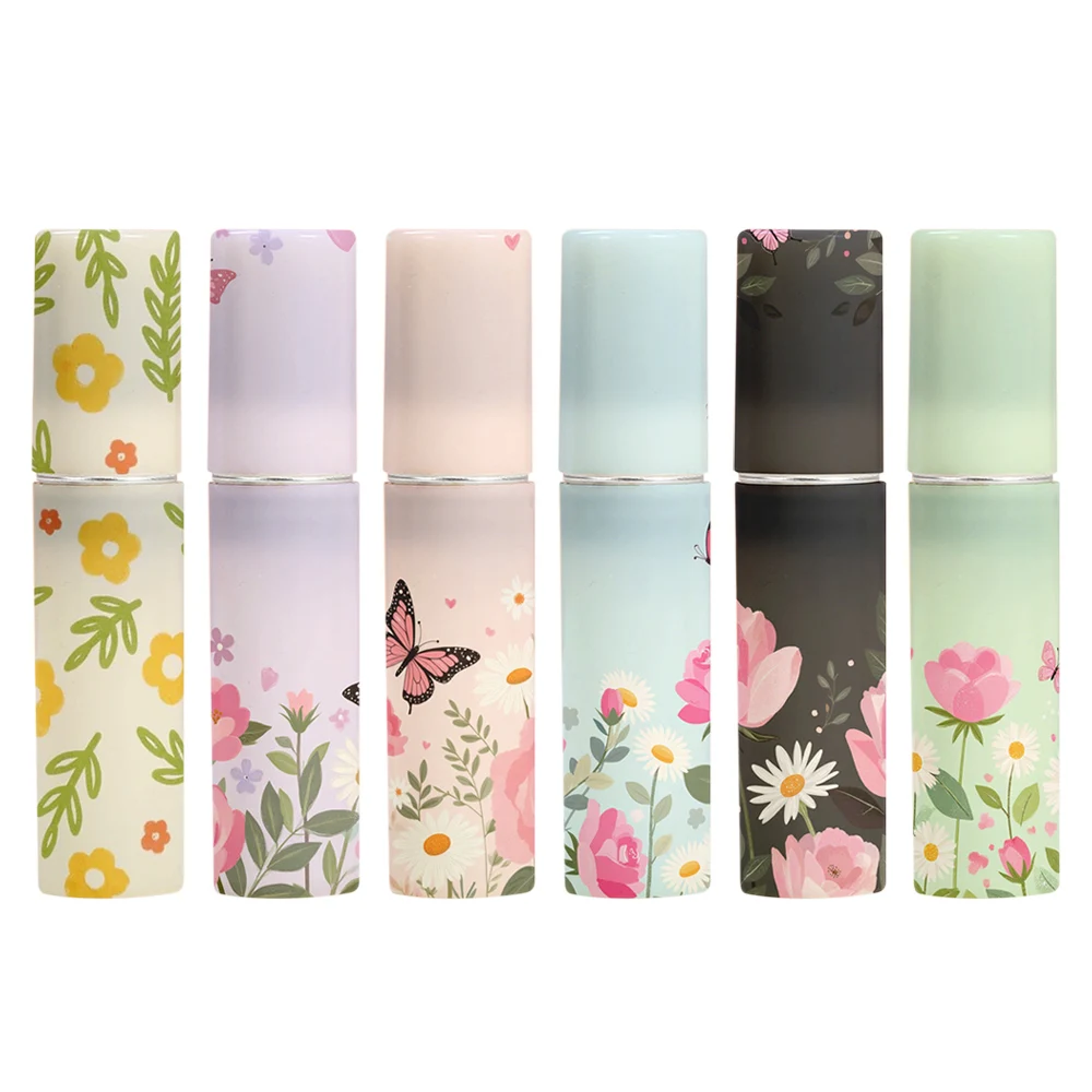 New 5ml Mini Perfume Bottle Refillable Empty Spray Rotating Bottle Storage Sprayer Portable Empty Cosmetic Containers