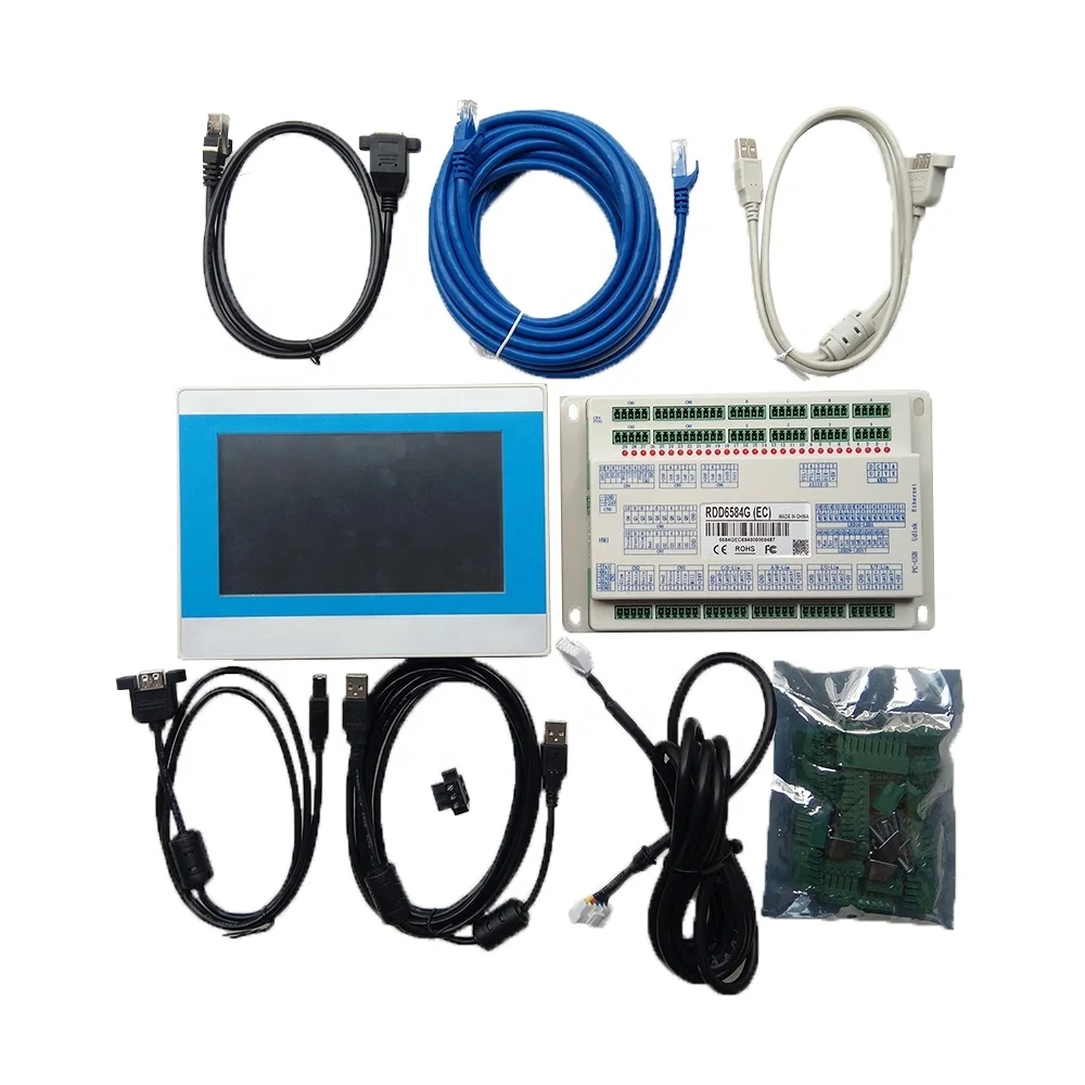 

Digital Cutting Machine Controller Control Card with 7 Inch Full Touch Screen for with 8 Axes