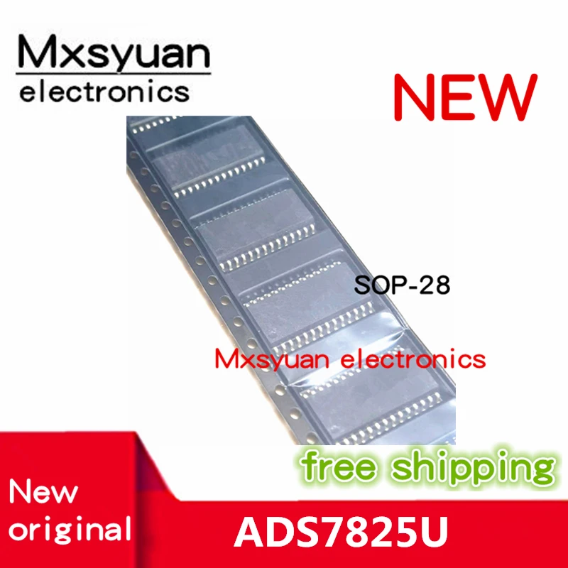 

100% NEW 5~10pcs FreeShipping ADS7825U ADS7825 SOP28 Mxsyuan