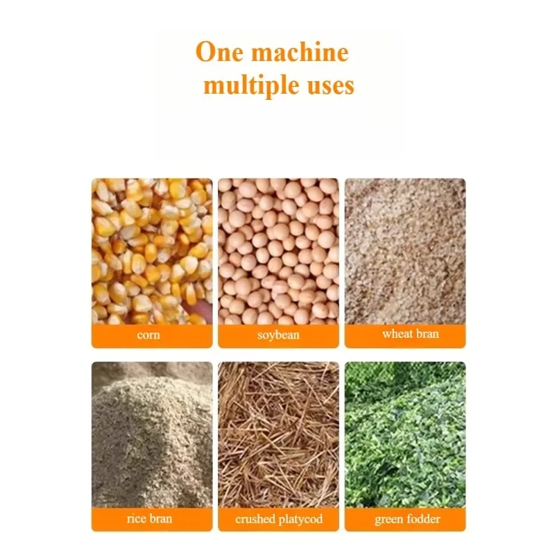 Home Use Farm Cattle Rabbit Pig Poultry Animal Chicken Food Feed Mill Pellet Making Granulator Pelletizer Processing Machine