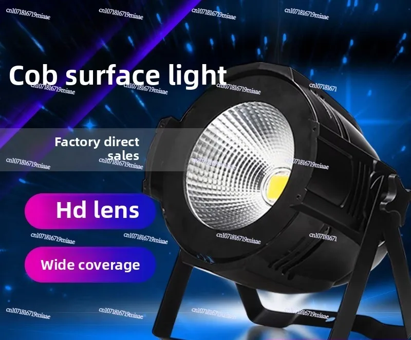 Ensemble complet d'équipement d'éclairage de scène de lumière de Surface Led polychrome de 200w Cob Par Light