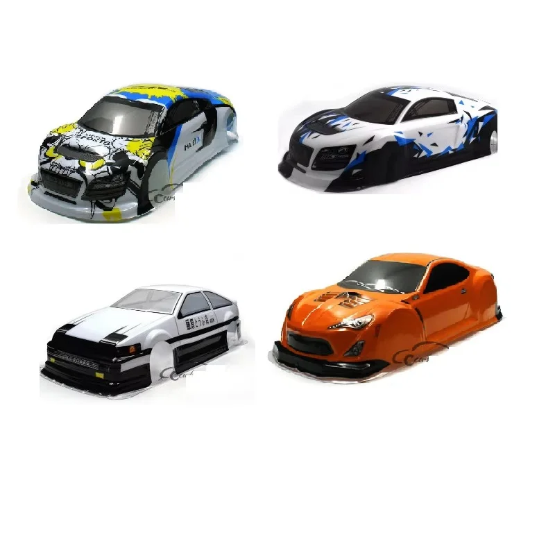 2018 Newest 1/10 rc car shell body for 1:10 radio control Racing car 94111 width:190mm/195mm Multiple options