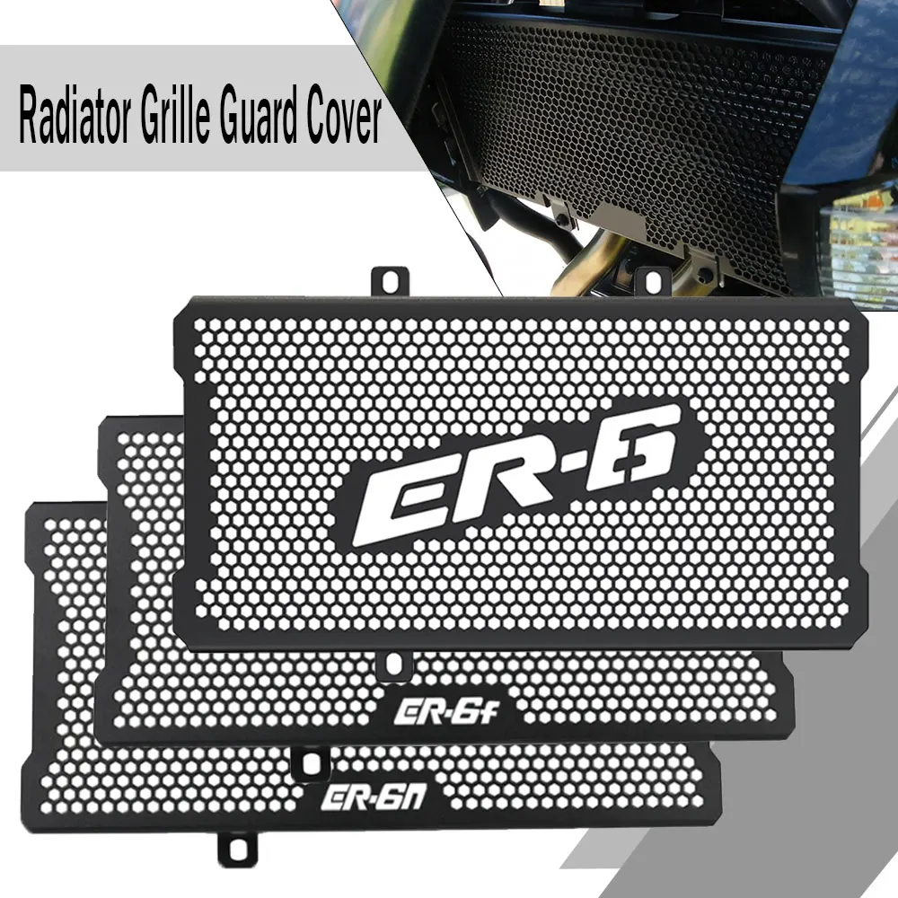 

Motorcycle Radiator Grille Guard Cover Protection For Kawasaki ER-6N ER-6F 2006 2007 2012 2013 2014 2015 2016 ER6N ER6F ER 6 N F