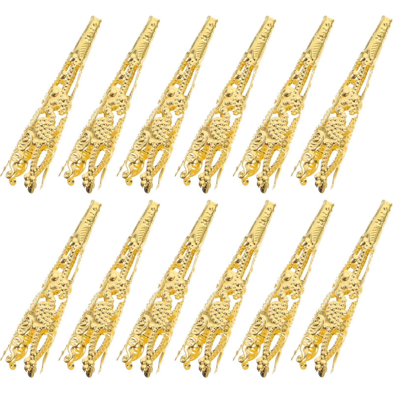

120pcs Metal For Jewelry Making Durable Rust-Resistant Craft Ornament Cone Bead End Caps Diy Bracelet Necklace Materials Bead