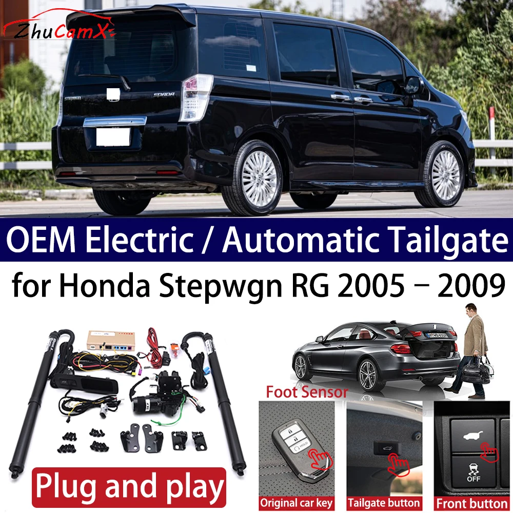 ZhuCamX for Honda Stepwgn RG 2005–2009 Car OEM Power Electric Automatic One-Click Smart Liftgate Tail Gate Support Opener