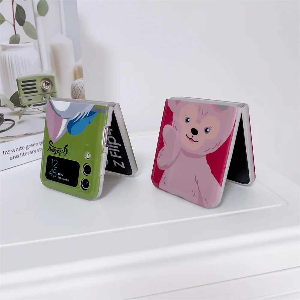 Милый мультяшный чехол для телефона StellaLou с рисунком аниме для Samsung Galaxy Z Flip 3 4 ZFlip5