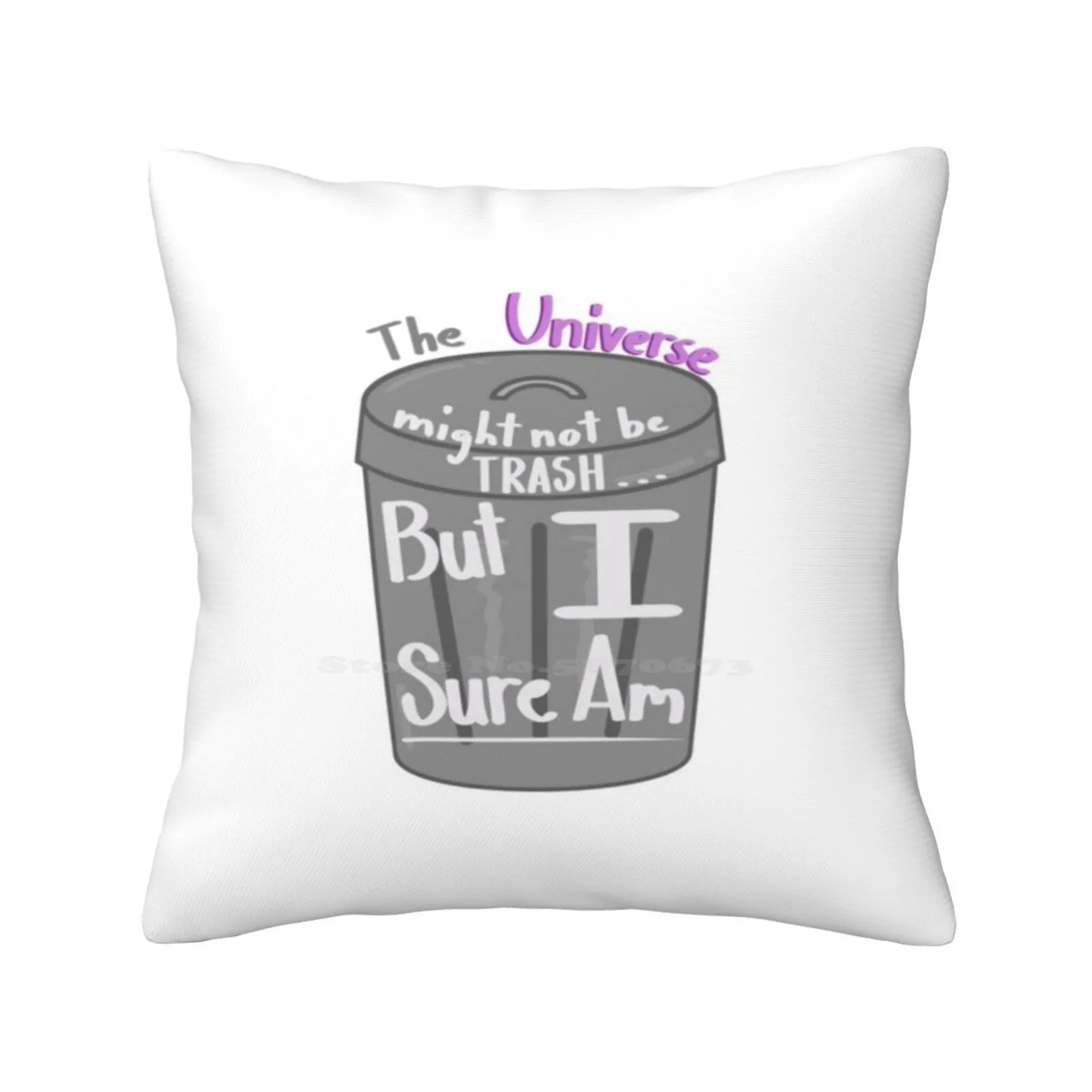

Trash Can Pillowslip Pillowcase Sad Funny Howdyhowdyyall1 Yikes Im Trash