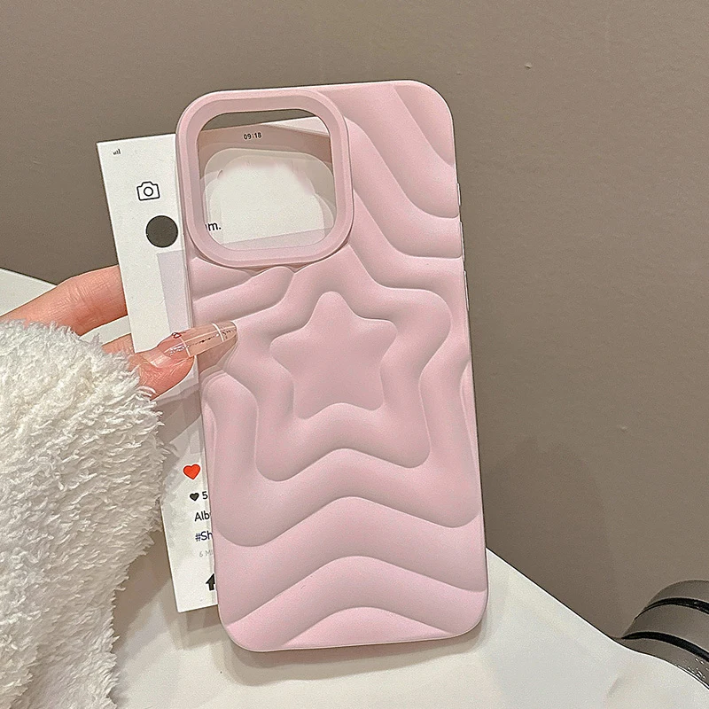 Glitzernde, verchromte, silberfarbene, abgestufte, fünfzackige Stern-TPU-Handyhülle für iPhone 18 Pro Max 17 16 15 13 14, plattierte Silikon-Rückseite – Detail 12
