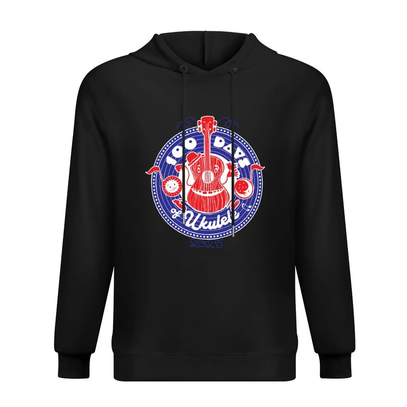 

2025 Long Play 1: Blue/Red - 100 Days of Ukulele 2025 Hoodie korean autumn clothes men clothing men's winter sweater hoodie men