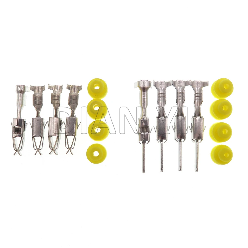 1 Set 4 Way Starter Auto Docking Connector For Peugeot 307 206 144998-6 185001-6 Car Oxygen Sensor Cable Harness Socket