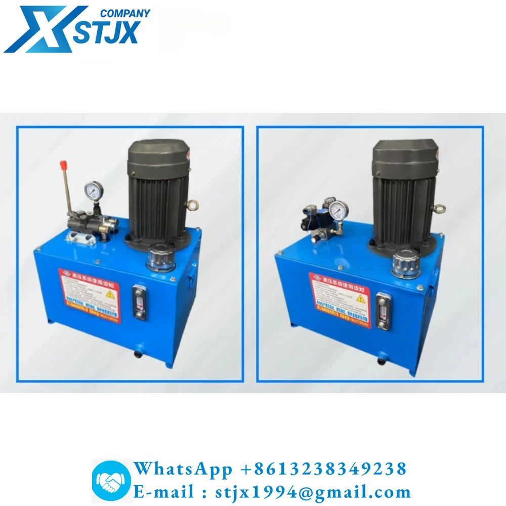 مجموعة كاملة من محطة المضخة الهيدروليكية الكهربائية المنزلية 220 فولت دليل 20 طن #3