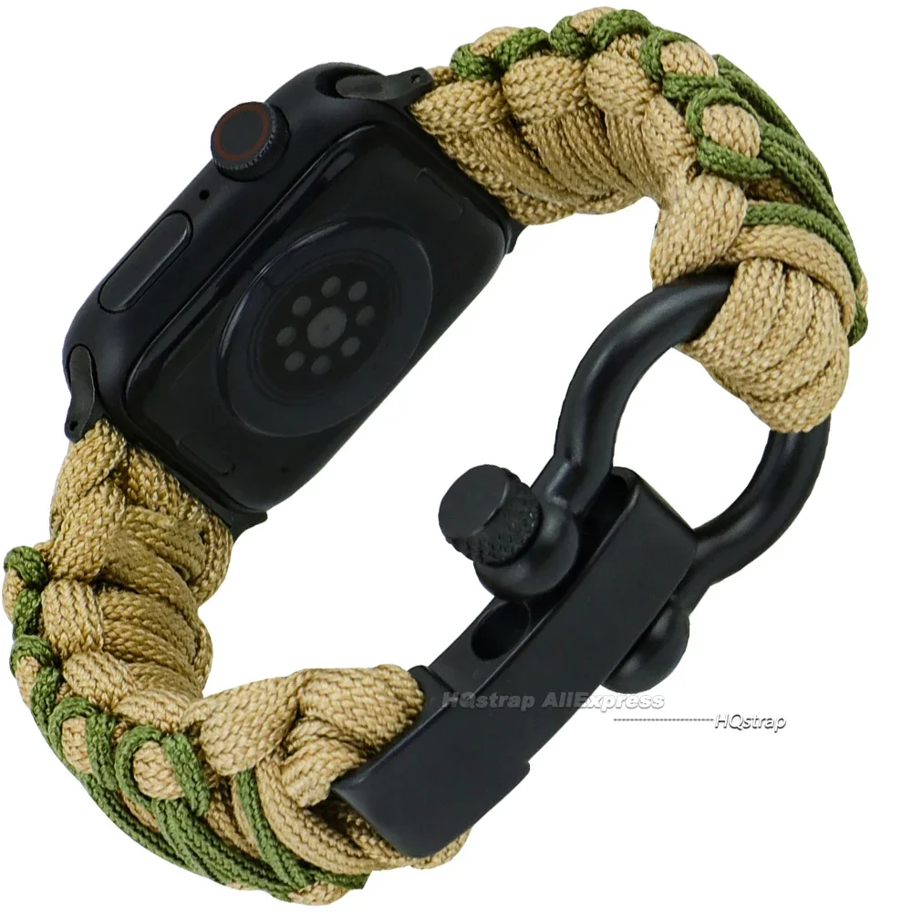 Sport Braided Nylon Strap for Apple Watch Band Ultra 2 49mm 45mm 44mm 42mm Bracelet for Iwatch Series 9 7 6 5 4 8 SE 40mm 41mm