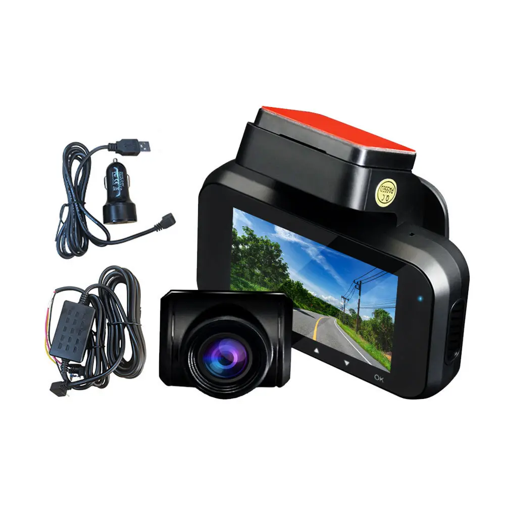 Dash Camera Car  4k 3-Inch IPS Screen, Dual Camera Reverse Image,Loop Recording, Enhanced Night Vision Cam For Cars
