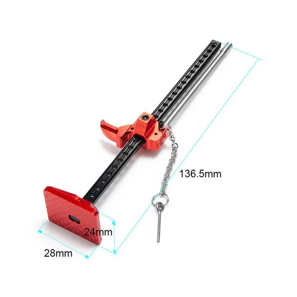 XILEZQF 1/10 Scale Metal Mini Lifting Jack for SCX10 TRX4 D90 RC Crawler Accessories
