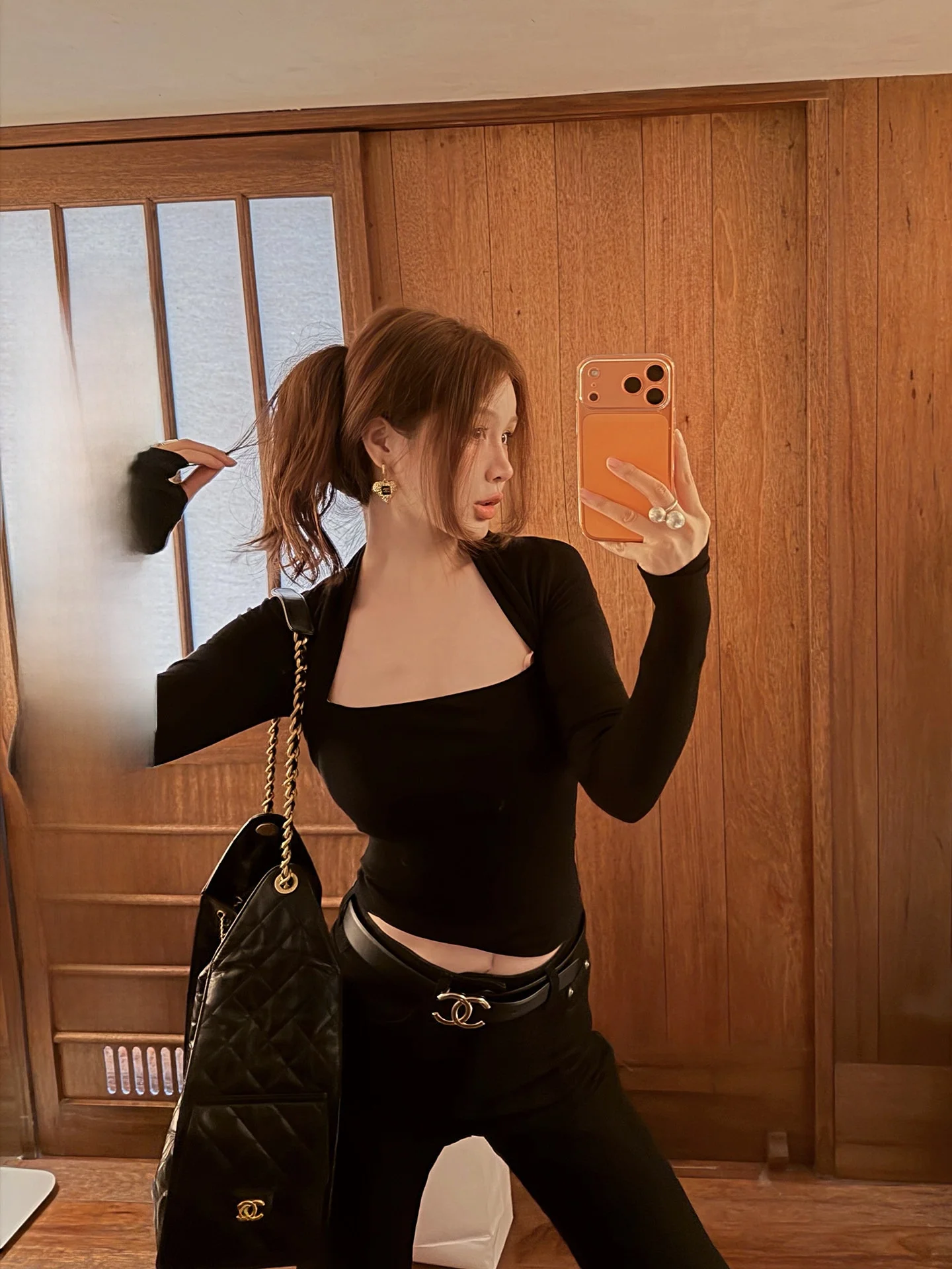 

IUIU AJing Home This Week's Main Prtion! ort Women's T-irt Slimming Design Casual Sle Long Sve Striped Pattern