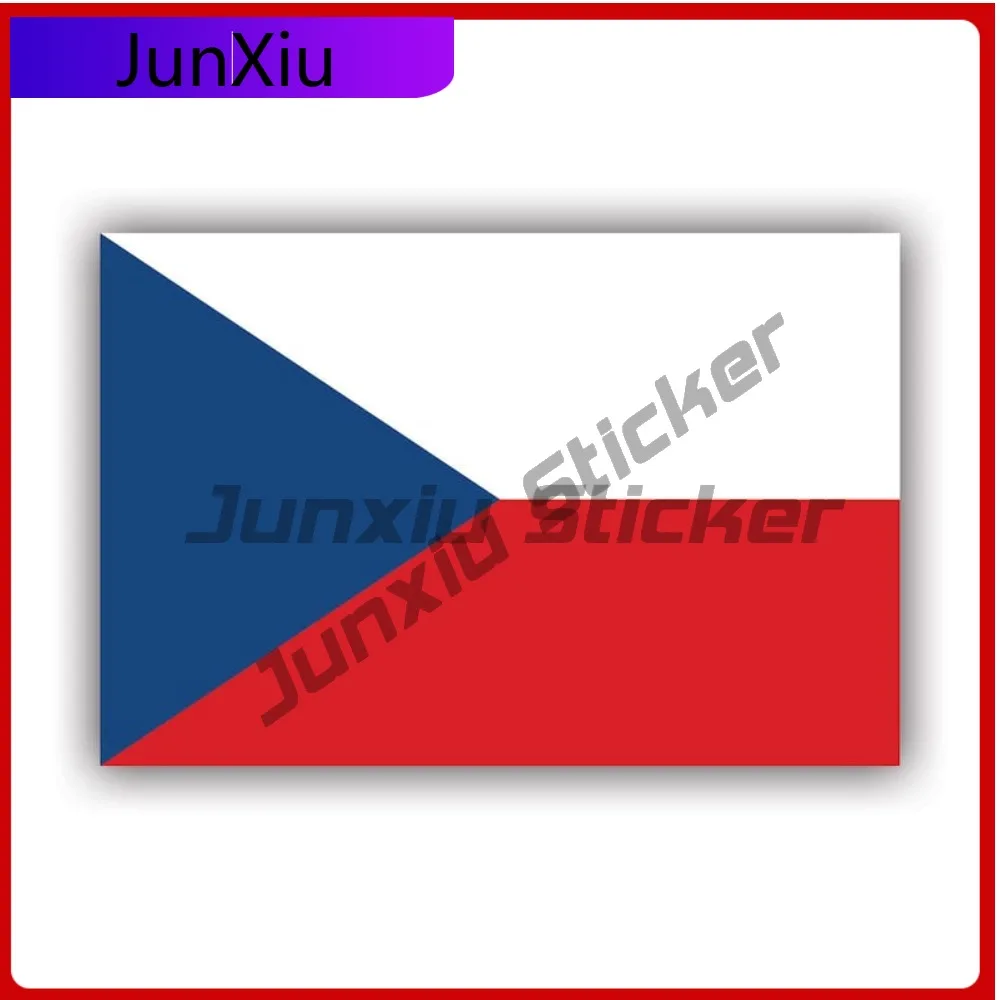 

Czech Republic Flag Stickerwaterproof Outdoor Decalsczechia Funny Bumper Waterproof Vinyl Decal For Campers Fun Protection